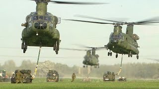 quotHeavy Deliveryquot Dutch CH47 Chinooks Sling Load Training [upl. by Carlynne]