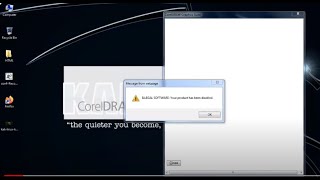 How to Fix CorelDraw ErrorILLEGAL SOFTWAREyour product has been disabled İLLEGAL SOFTWARE ÇÖZÜMÜ [upl. by Ithsav46]