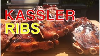 Kasslerribs vom Gasgrill Kassler Rippchen Klaus grillt [upl. by Mccandless]