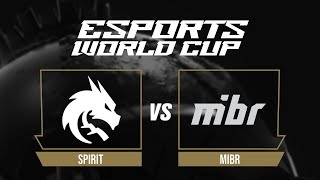 Spirit проти MIBR  EWC CS2  Day 1  Opening Stage [upl. by Frydman248]