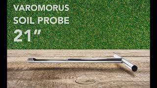 Varomorus Soil Sampler Probe 21quot Stainless Steel Tubular TStyle Handle [upl. by Eiveneg455]