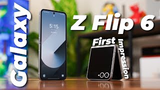 Samsung Z Flip 6 First Impressions Good or Skip [upl. by Viola]