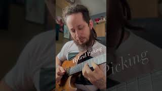 Hussein Haddad  Hybrid Picking guitar guitarlesson hybridpicking guitarra [upl. by Ahsinyd509]