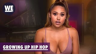 Briana Tells Kristinia Her Version of the Fight w Angela  Growing Up Hip Hop  WE tv [upl. by Hasila]