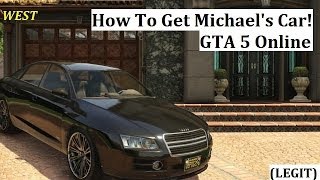 GTA 5 Online  How To Get Michaels Car Obey Tailgater [upl. by Persson]