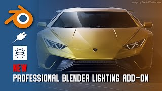 Professional Blender Addon for Lighting  HDR Light Studio [upl. by Hal500]