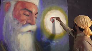 Guru Nanak Dev Ji Live Art  Vilas Nayak [upl. by Sairahcaz206]