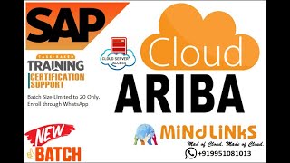 SAP Cloud Ariba TaskBased Online Training Live Demo with certification by MiNdLiNkS 919951081013 [upl. by Sande250]