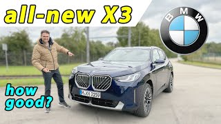 allnew 2025 BMW X3 G45 driving REVIEW 20i  30i 4cyl vs X3 M50 6cyl [upl. by Lledal611]