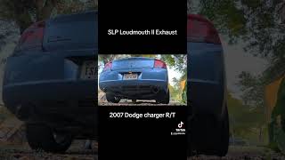 SLP Loudmouth 2 exhaust on a 2007 Dodge Charger RT Dodge chargerrt charger hemi 57l RT slp [upl. by Niklaus849]