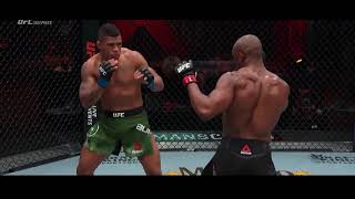 Kamaru Usman vs Gilbert Burns  UFC Fight Highlights ALL Angles [upl. by Aniloj]