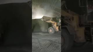 Wheel loader SEM 60B loading coal on truck shorts [upl. by Seumas]