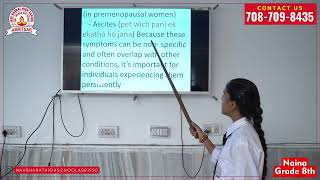 Ovarian Cancer Symptoms  Awareness Presentation by New Nav Bharat School Students [upl. by Tiphani]