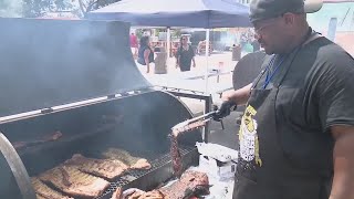 Ribs RampB Music Festival is underway at Hart Plaza in Detroit [upl. by Valonia]