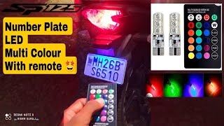 Honda Sp125 bs6😍 modified LED light  SP125 Bs6 upgrade Light sp125  Honda Sp 125 bs6 Modification [upl. by Pettit]