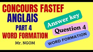 Concours FASTEF Partie 04  correction question 4 et explications détaillées concoursfastef [upl. by Shiekh]