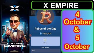 Xempire Rebus Of the day Code Today 4 amp 5 October  Xempire Rebus Code Today  Smart4Success [upl. by Mavis]