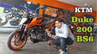 KTM Duke 200 BS6 On Road Price Mileage New Features Full Walkaround Review In Hindi [upl. by Veronica]