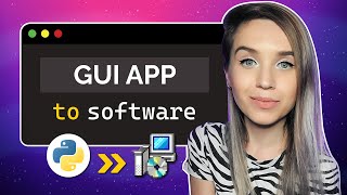 Convert GUI App to Real Program  Python to exe to setup wizard [upl. by Mccully59]