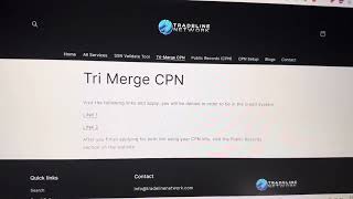 TRI MERGE your Cpn with no hard Inquiries fast 2024 [upl. by Rola752]