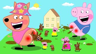 George and Peppa are playing the quotCant Stop Laughingquot game Peppa Pig Funny Animation 04 [upl. by Gwendolin]