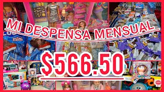 Mi despensa mensual 56650 pesos bodegaaurrera [upl. by Lan]