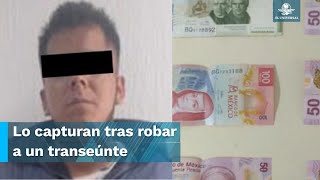 Cae otro quotchinero” aplicó “llave china” a su víctima para asaltarla [upl. by Orvan810]