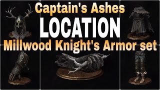 Dark Souls 3 DLC CAPTAINS ASHES MILLWOOD KNIGHTS ARMOR SET [upl. by Drarreg12]