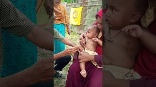 baby crying injection video on hip shorts viral viralvideo [upl. by Aubarta]