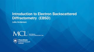 Introduction to Electron Backscattered Diffractometry EBSD [upl. by Namor]