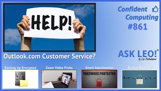 Confident Computing 861  How Do I Contact Outlookcom Customer Service [upl. by Aynav]