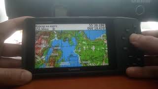 GARMIN GPSMAP276Cx Карты Свердловская Челябинская ГенштабГГЦСпутник [upl. by Ateiram703]