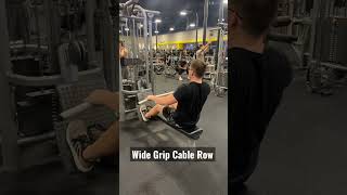 Wide Grip Cable Row [upl. by Ephrem]