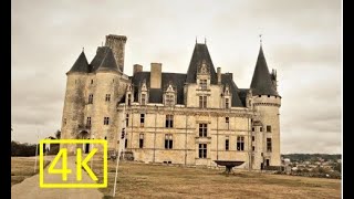 LA ROCHEFOUCAULD CASTLE 4K Charente France An impressively well preserved castle [upl. by Guillemette]