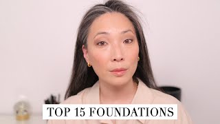 TOP 15 LUXURY FOUNDATIONS [upl. by Eenat]