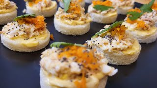 Quick and easy canapés for parties and reception with only 3 ingredients [upl. by Breger]