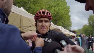 Geraint Thomas  Interview at the finish  Stage 10  Giro dItalia 2024 [upl. by Ellison]