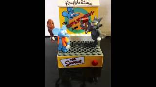 Itchy and Scratchy Custom Lego Minifigure Display [upl. by Mahda]