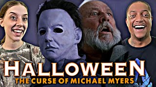 HALLOWEEN 6 THE CURSE OF MICHAEL MYERS  MOVIE REACTION  FIRST TIME WATCHING  Producers CUT🎃😱🤯 [upl. by Tyrus160]