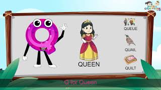 Q for Queen  Phonics Sound of Letter Q  Learn the Q Sound with Fun Words and Activities for Kids [upl. by Nelav]