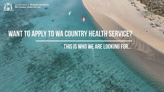 2025 WA Country Health Service Intern Recruitment [upl. by Pironi]