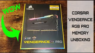 Corsair Vengeance RGB Pro Memory Review [upl. by Franck]