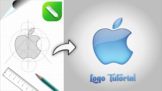 How to draw Apple 1998 logo in Corel DRAW 2022🎨 [upl. by Viole]