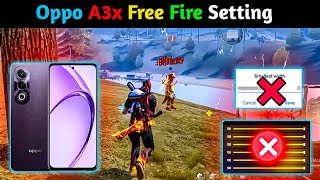 Oppo A3x Free Fire Sensitivity Settings [upl. by Llejk]