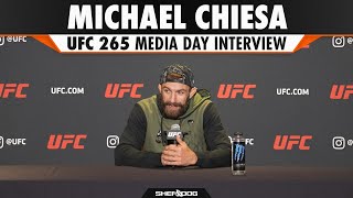 Michael Chiesa  UFC 265  Media Day Interview [upl. by Ettennahs]