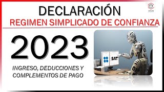 DECLARACIÓN RESICO PERSONAS FISICAS PASO A PASO [upl. by Sada]