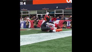 Demario Douglas catches for a 35yard Touchdown vs Houston Texans [upl. by Dekow]