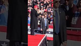 Donald Trumps Entrance 📍Lititz PA 🇺🇲 DonaldTrump Trump MAGA MakeAmericaGreatAgain MAGArally [upl. by Seuqcaj]