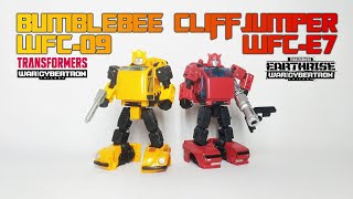 Обзор на TRANSFORMERS NETFLIXEARTHRISE  Bumblebee WFC09Cliffjumper WFCE7 [upl. by Asecnarf869]