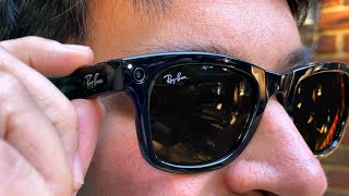 Facebooks RayBan Stories smart glasses Cool or creepy [upl. by Eniamat]